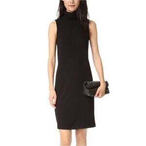 Club Monaco Ambyrena Sleeveless Turtleneck Dress Black XS